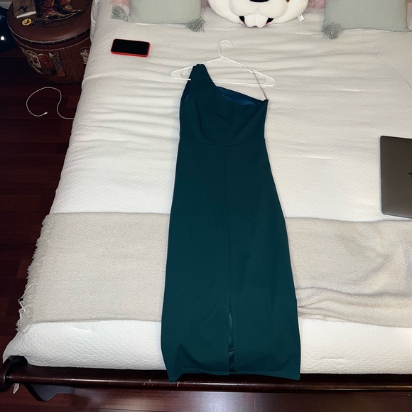 Windsor off shoulder emerald dress worn once size S perfect condition OBO - Picture 2 of 7